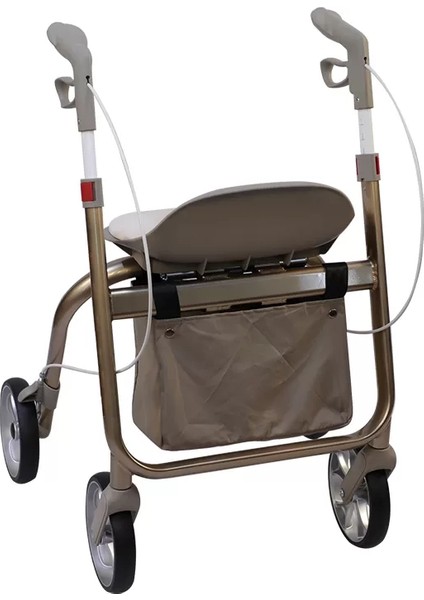 Loco Alüminyum Lüks Rollatör | Geniş Yapısı, Sağlam Gövdesi ve Yüksek Konfor Sunan Katlanabilir Yürüme Yardımcısı PR-897 fiyatları