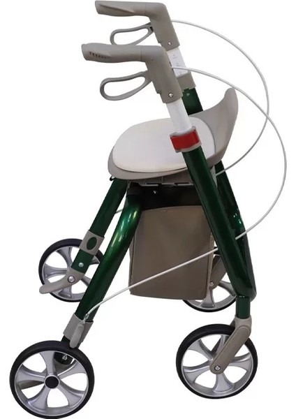 Loco Alüminyum Lüks Rollatör | Geniş Yapısı, Sağlam Gövdesi ve Yüksek Konfor Sunan Katlanabilir Yürüme Yardımcısı PR-897