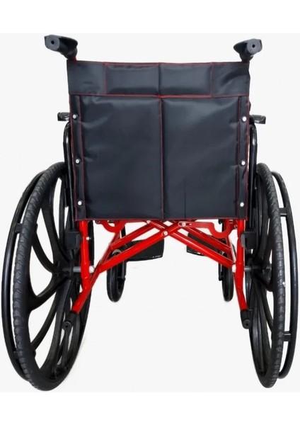 Poylin Standart Manuel Tekerlekli Sandalye | Katlanabilir Çelik Şase, Hareketli Kolçaklı, Antibakteriyel Döşemeli P110Y fiyatları