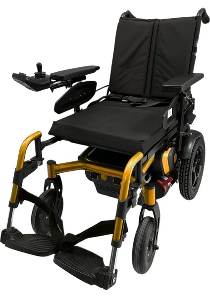 Poylin Akülü Tekerlekli Sandalye Turuncu | Manuel Tilt Özellikli, Ayarlanabilir Genişlik, Elektromanyetik Fren P266