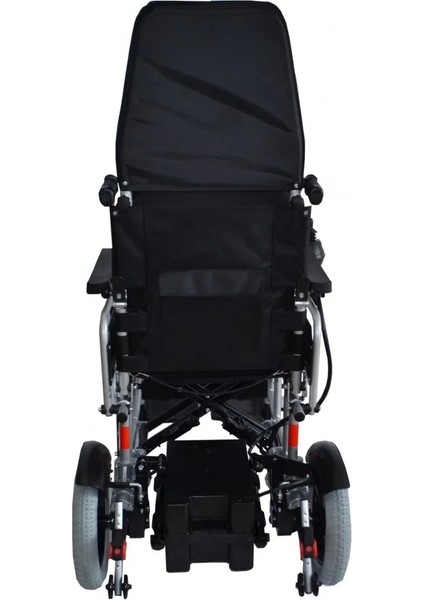 Poylin P200 Katlanabilir Akülü Tekerlekli Sandalye | Sırt Yatar ve Ayak Kalkar Özellikli, Çelik Gövde, 150 kg Taşıma Kapasiteli modelleri