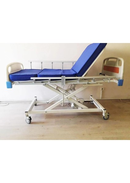 3 Motorlu Asansör Özellikli Hasta Karyolası | Yüksekliği Ayarlanabilir, Konforlu ve Güvenli Kullanım fırsatları