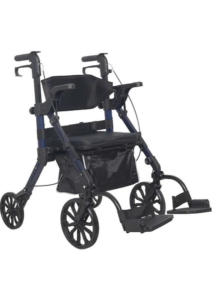 Loco Wheelator Alüminyum Rollator | Katlanabilir Yapısı, Güvenli Fren Sistemi ve Yüksek Taşıma Kapasitesiyle Konforlu Mobilite Desteği PR-898