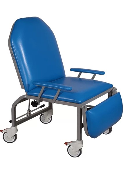 Kan Alma Koltuğu | Tekerlekli, Antibakteriyel Döşeme, Amortisörlü Sırt Mekanizması E-217/B