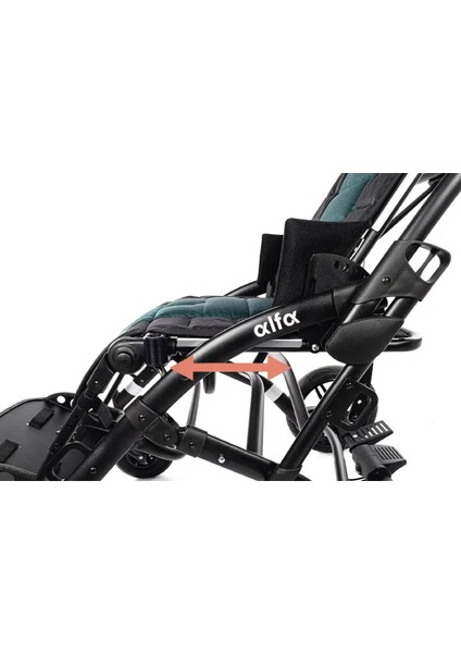 Mywam Alfa Engelli Çocuk Puseti | Ayarlanabilir Sırtlık ve Oturma Derinliği, Pelotlu Ergonomik Tasarım