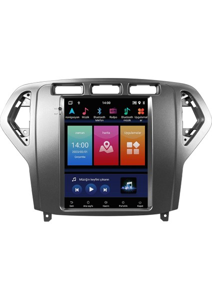 Ford Mondeo Android Multimedya Sistemi (2007-2010) CRV-4877XAT modelleri