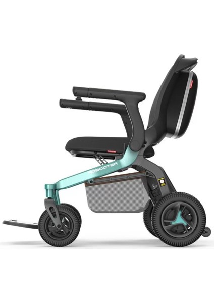 Robooter Akülü Tekerlekli Sandalye Yeşil | Hafif Alüminyum Gövde, Yüksek Performanslı Fırçasız Motor ve 25 Km Menzilli Mobilite Desteği E40-10 fiyatları