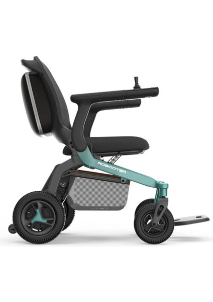 Robooter Akülü Tekerlekli Sandalye Yeşil | Hafif Alüminyum Gövde, Yüksek Performanslı Fırçasız Motor ve 25 Km Menzilli Mobilite Desteği E40-10 fırsatları