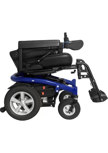 Poylin Arazi Tip Tekerlekli Sandalye | Kaptan Koltuklu, Süspansiyonlu, 360° Döner Oturum P265
