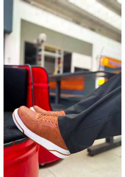 Signature Premium Bağcıklı Erkek Sneaker Taba fiyatları