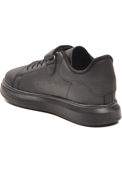 Siyah Cırtlı Hafif Çocuk Spor Ayakkabı 2540-26K F fırsatları
