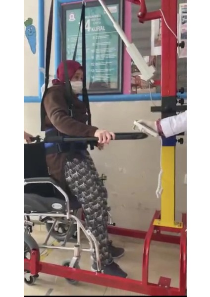 Motorlu Kumandalı Kişisel Yürüyüş Robotu | Engelli Lift, Uzay Terapi ve Denge Egzersiz Sistemi fırsatları