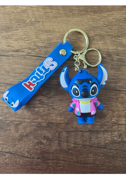 1 Adet Kız Çocuk Erkek Çocuk Stitch Stich Anahtarlık Stiç Çanta Charm Süsü Stik Charmı Japon Y2K Kpop Kore