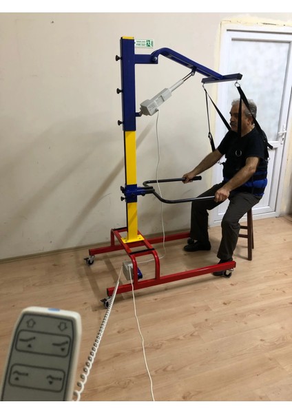Motorlu Kumandalı Kişisel Yürüyüş Robotu | Engelli Lift, Uzay Terapi ve Denge Egzersiz Sistemi indirimleri