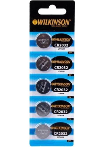 Wılkson Para Pil CR2032 (Pkt-5 Li)