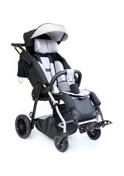 Mywam Yeti Engelli Çocuk Puseti | Katlanabilir Şase, Ayarlanabilir Derinlik ve Sırtlık, 80 kg Taşıma Kapasiteli