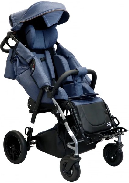 Mywam Yeti Engelli Çocuk Puseti | Katlanabilir Şase, Ayarlanabilir Derinlik ve Sırtlık, 80 kg Taşıma Kapasiteli