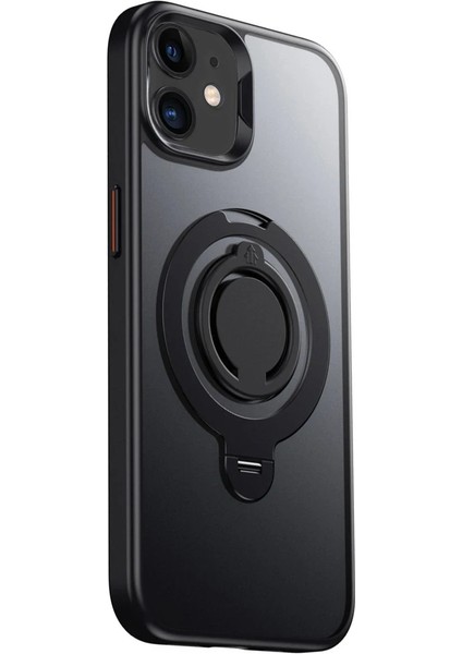 Zengezur Joko Iphone 12 Avatar 360 Dönen Magsafe Kapak - Siyah