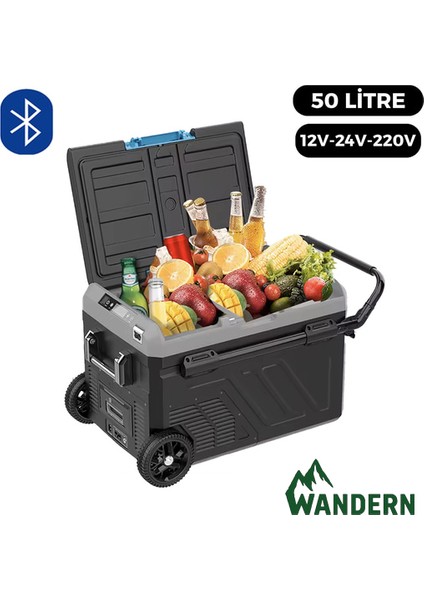Donduruculu ve Kompresörlü Mobil Buzdolabı 50 Lt