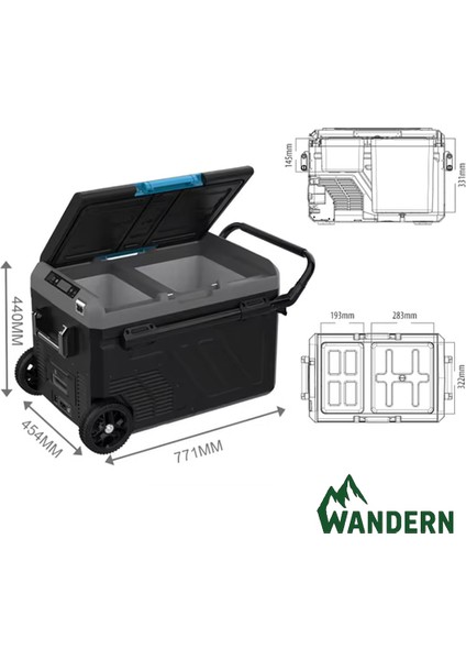 Donduruculu ve Kompresörlü Mobil Buzdolabı 50 Lt indirimleri