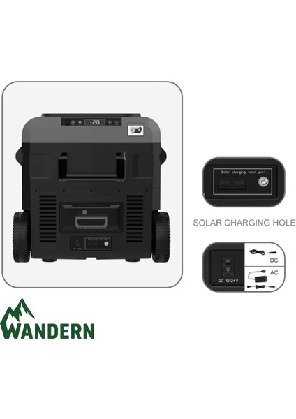 Donduruculu ve Kompresörlü Mobil Buzdolabı 50 Lt