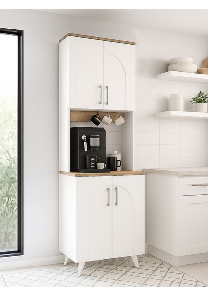 Kalira 2 Kapaklı Mutfak Dolabı Beyaz - Sepet fiyatları