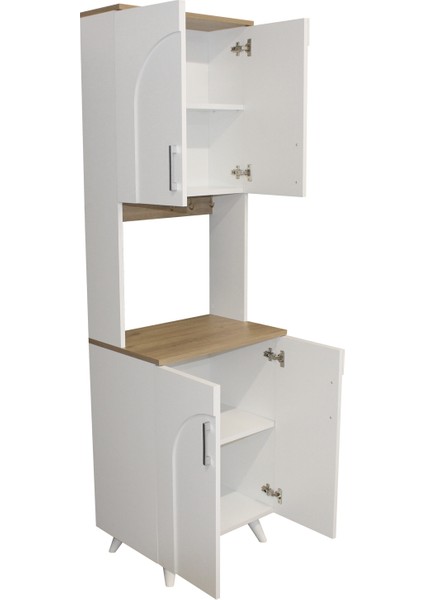 Kalira 2 Kapaklı Mutfak Dolabı Beyaz - Sepet