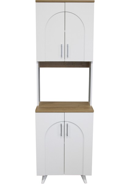 Kalira 2 Kapaklı Mutfak Dolabı Beyaz - Sepet