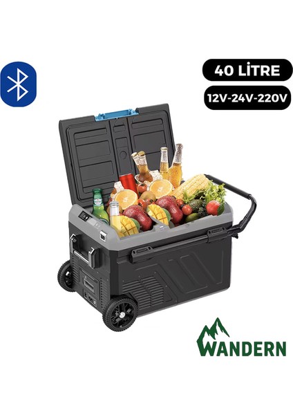 Donduruculu ve Kompresörlü Mobil Buzdolabı 40 Lt