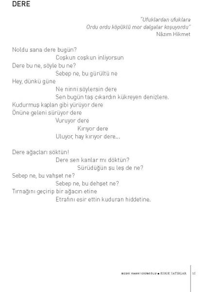 Kırık Satırlar - 1929 - 1931 / Ilk Şiirler - Bedri Rahmi Eyüboğlu - Ötüken Neşriyat indirimleri