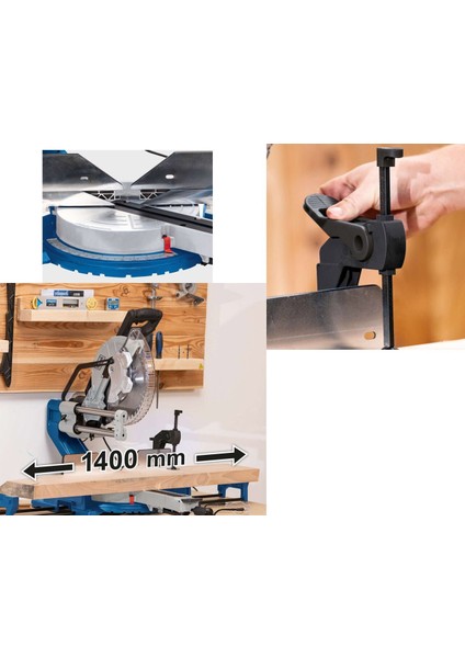 Gönye Kesme Testere HM305SL 305MM Scheppach fiyatları