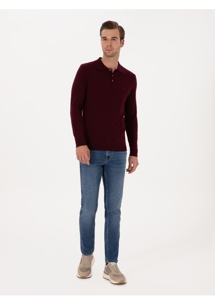 Erkek Açık Mavi Slim Fit Pamuk Karışımlı Jean Pantolon 50313998-VR036 modelleri