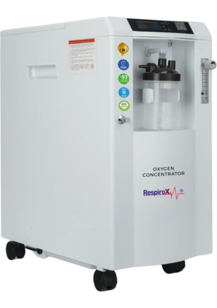 respirox | 5l akış hızlı, nebülizatörlü ve alarm sistemli model jlo-590i modelleri