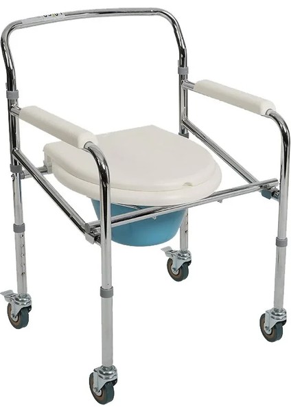 Loco Tekerlekli Katlanır Komot | Katlanabilir, Taşınabilir ve Dayanıklı Çelik Gövde PR-771 fiyatları