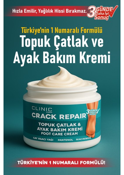 Topuk Çatlak ve Ayak Bakım Kremi - 110ML