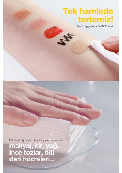 The Perfect Cleansing Tissue Plus - Tek Adımda Cilt ve Makyaj Temizleme Mendili modelleri