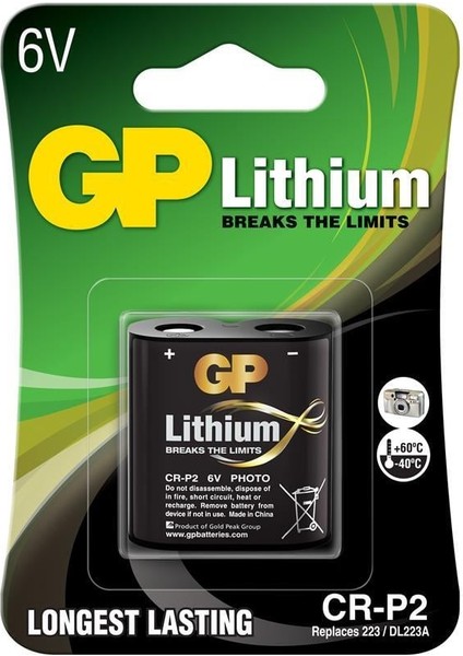 Crp2 6V Lityum Fotoğraf Makinesi Pili