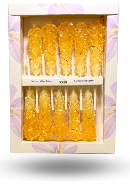 Safranlı Nöbet Şekeri |Nebat 10 adet modelleri