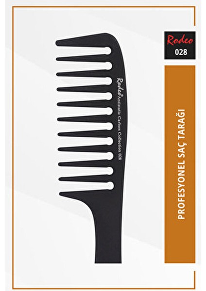 Antistatik Karbon Tarak 21.5 cm Tüm Saç Tipleri için Elektriklenmeyi Önleyici modelleri