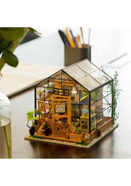 Minyatür Kış Bahçesi | Ahşap Kış Bahçesi Maketi | 3D Puzzle fırsatları