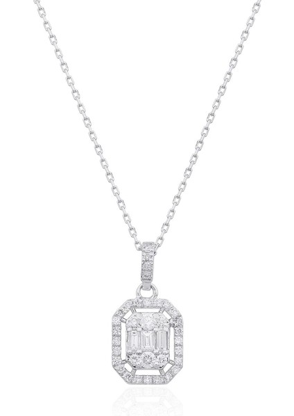 Pırlanta Baget Kolye /0.27CT