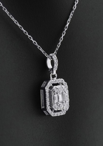 Pırlanta Baget Kolye /0.27CT indirimleri