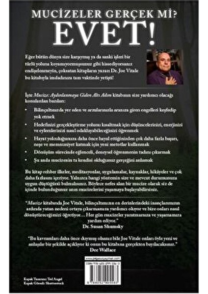 Mucize Dr. Joe Vitale 160 Sayfa Ciltsiz Kitap Aydınlanma Yöntemleri Pegasus Yayınları fiyatları