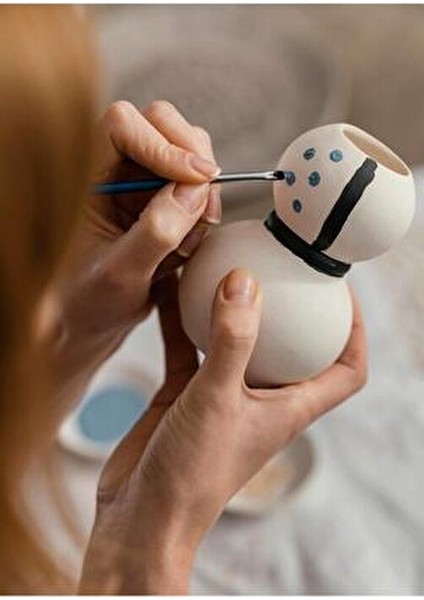 Beyaz Seramik Hamuru 6 kg 1050°C Bisküvi Pişirim Derecesi ile Seramik Yapımına Uygun indirimleri