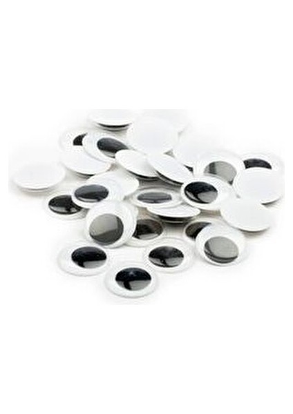 Oynar Göz 15 mm Çapında 50 Adet Siyah Renk Sanat Projeleri için Uygun modelleri