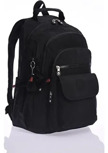 My Polo 8730 Krinkıl Okul Çantası Sırt Çanta Günlük Gezi Spor Seyahat Tatil Çok Gözlü Laptop Bölmeli