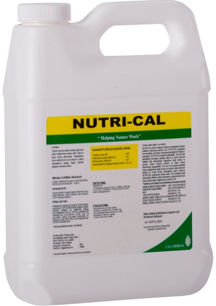 Nutri-Cal 4 Lt Kalsiyum (Ca) Içerikli Sıvı Gübre
