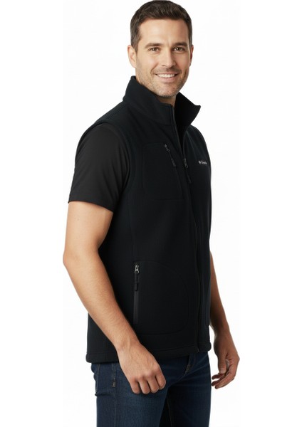 Erkek Kışlık Polar Yelek Önü ve Cepleri Fermuarlı Hakim Yaka Rahat Kesim Tam Kalıp fırsatları