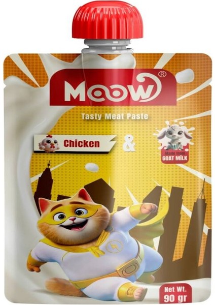 - Taze Tavuklu&keçi Sütlü Kedi Et Ezmesi 90GR