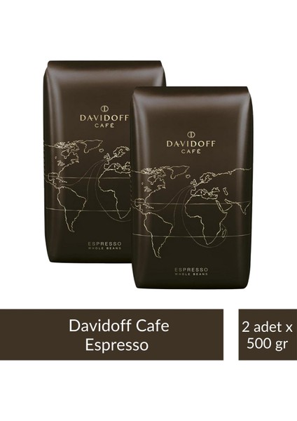 Café Espresso Çekirdek Kahve 500 G x 2 Adet